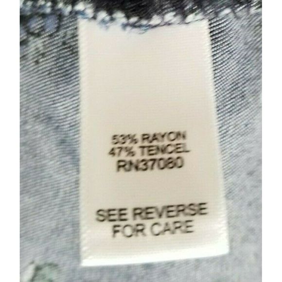 Est, 1946 Denim Style Paisley Patterned Tunic - Picture 5 of 6